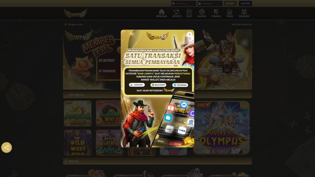 Screenshot of GWP168: Situs SLOT88 Resmi & Slot Online Demo Gacor Hari Ini Maxwin