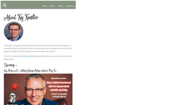 Screenshot of Home Page