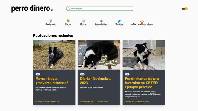 Screenshot of Perro Dinero