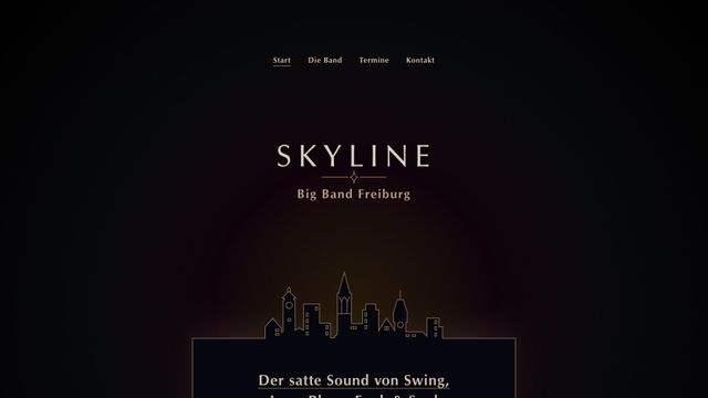 Screenshot of SKYLINE ✦ Big Band Freiburg ✦