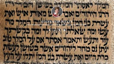 Screenshot of Stephanie Wyatt