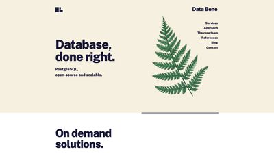 Screenshot of Data Bene