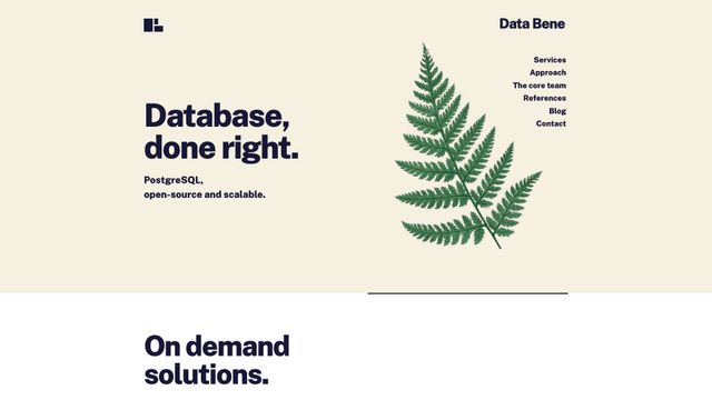 Screenshot of Data Bene