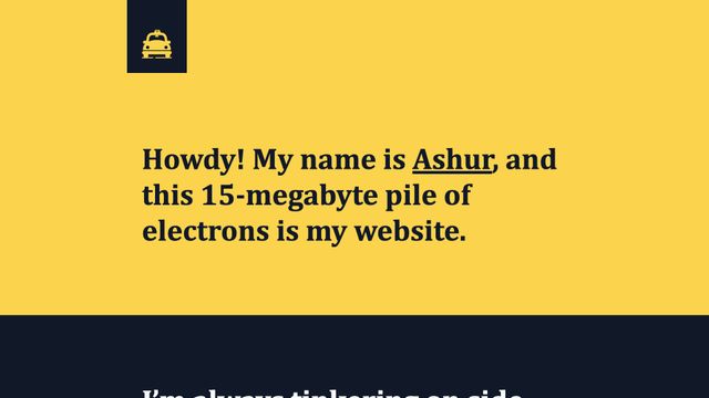 Screenshot of Ashur Cabrera