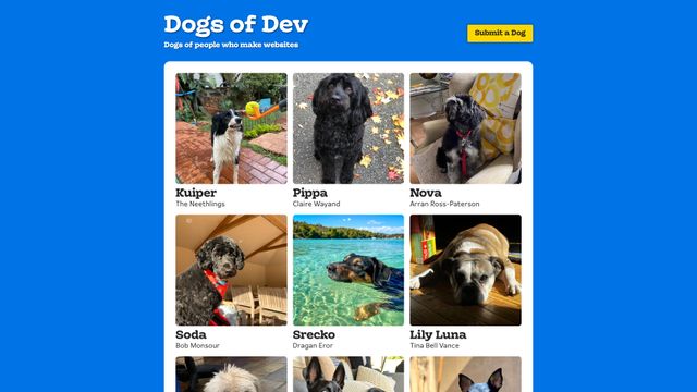 Screenshot of Dogs of Dev