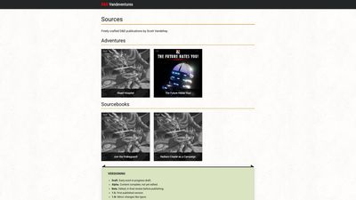 Screenshot of D&D Vandeventures