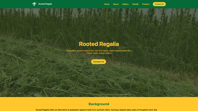Screenshot of Rooted Regalia