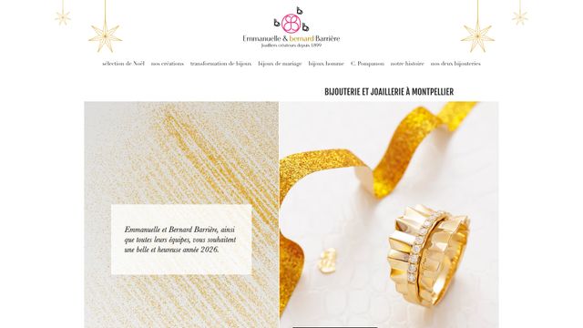Screenshot of Bijouterie à Montpellier : création sur-mesure et marques prestigieuses