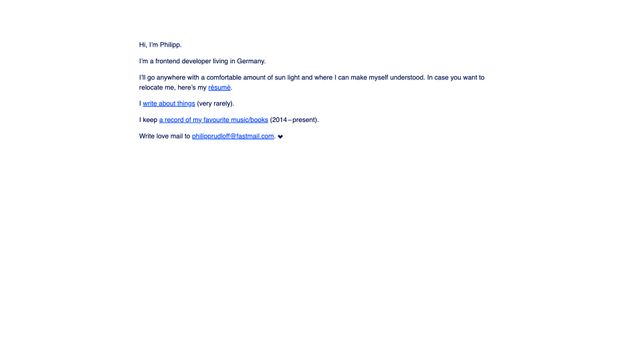 Screenshot of Home – kleinfreund.de