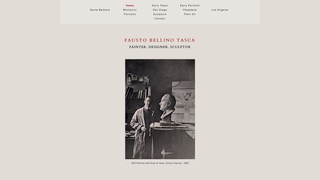 Screenshot of Fausto Bellino Tasca | Home