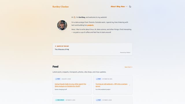 Screenshot of carteakey.dev