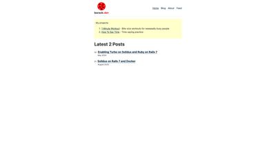 Screenshot of Borsch.Dev