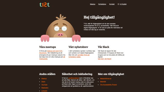 Screenshot of Start - t12t