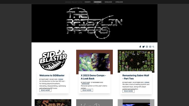 Screenshot of The Raistlin Papers - For C64 Demoscene Creators