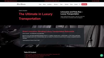 Screenshot of Grand Limousine