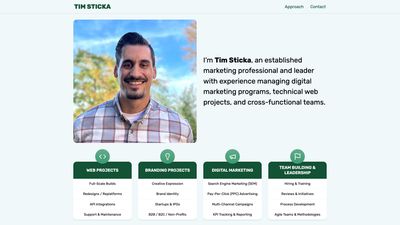 Screenshot of Tim Sticka