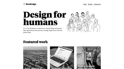 Screenshot of Roodesign
