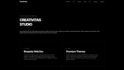 Screenshot of Creativitas