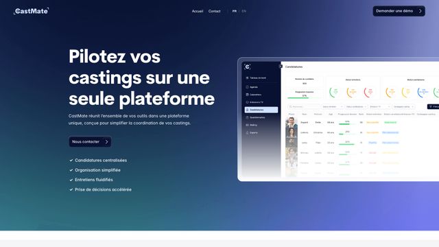 Screenshot of CastMate