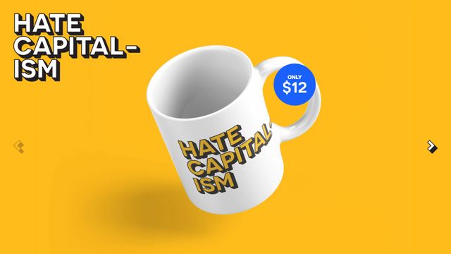 Screenshot of Hate Capitalism