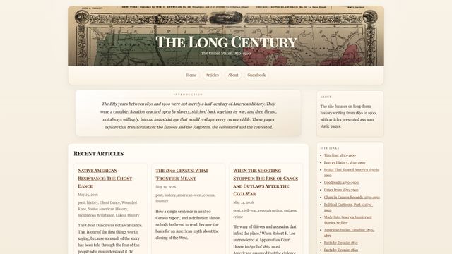 Screenshot of The Long Century