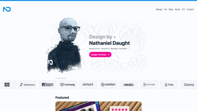 Screenshot of Nathaniel Daught