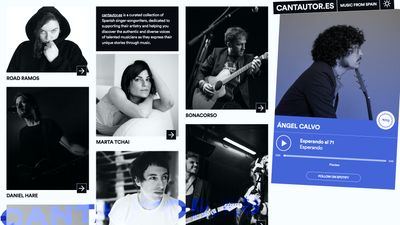 Screenshot of cantautor.es