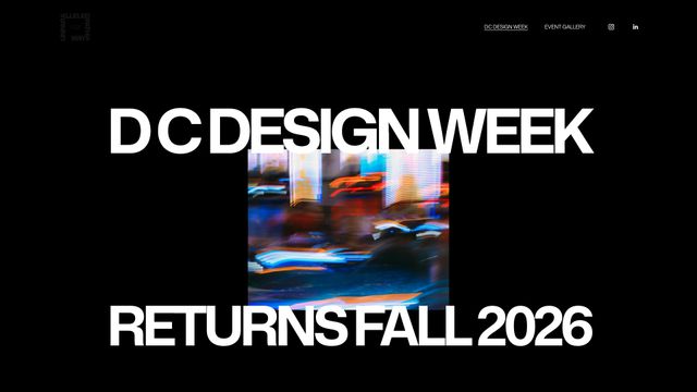 Screenshot of DC Design Week 2025