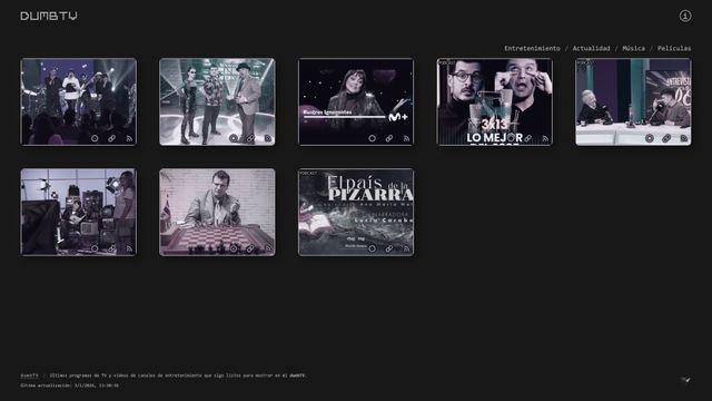 Screenshot of dumbTV