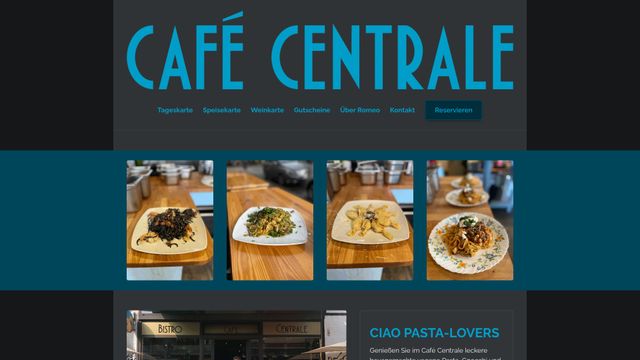 Screenshot of Café Centrale