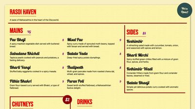 Screenshot of Rasoi Haven