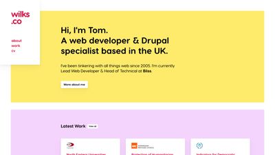 Screenshot of Wilks.co