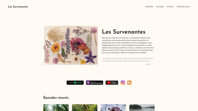 Screenshot of Les Survenantes