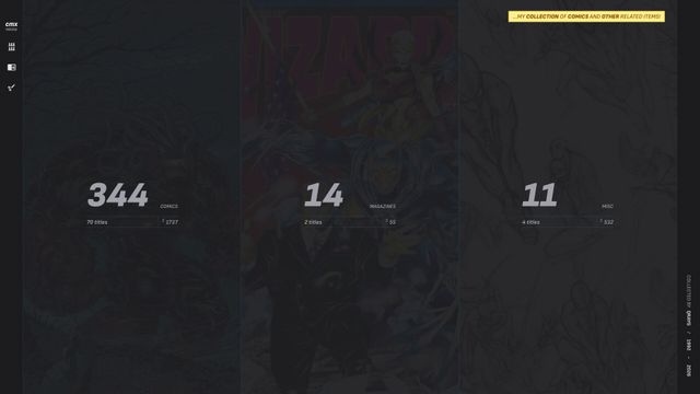 Screenshot of cmx • qrayg's comic library