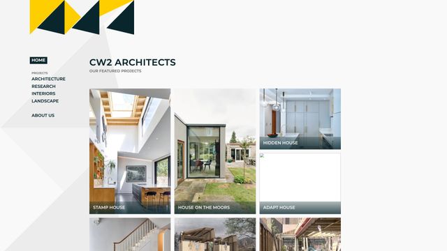 Screenshot of CW2 Architects
