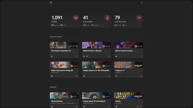 Screenshot of pxl.media : qrayg's game room