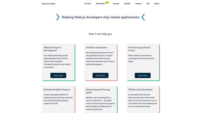 Screenshot of Maxim Orlov