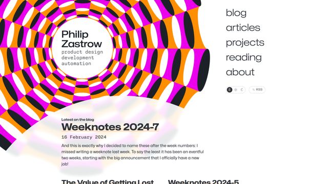 Screenshot of Philip Zastrow