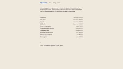 Screenshot of mijndertstuij.nl