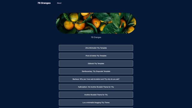 Screenshot of 76 Oranges