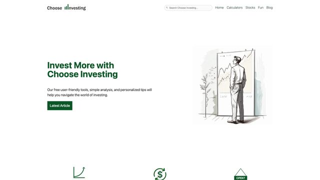 Screenshot of Choose Investing