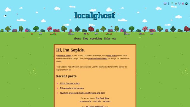 Screenshot of localghost