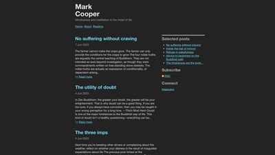 Screenshot of Mark Cooper