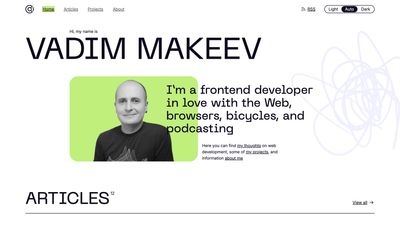 Screenshot of Vadim Makeev