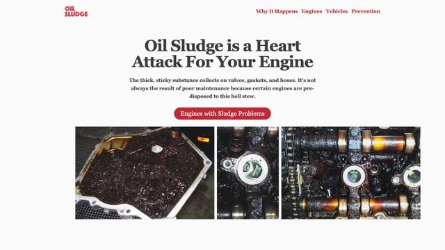 Screenshot of Oil Sludge is a Heart Attack For Your Engine