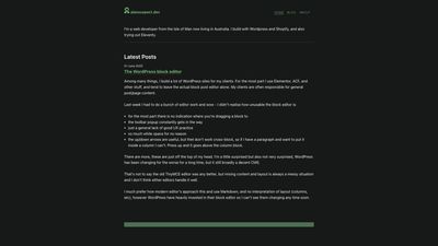 Screenshot of alansuspect.dev