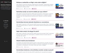 Screenshot of Domnica Profectus