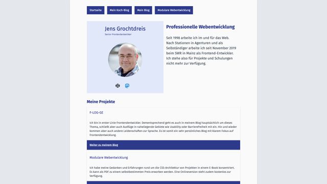 Screenshot of Grochtdreis.de