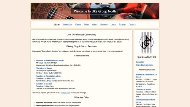 Screenshot of Uke Group North