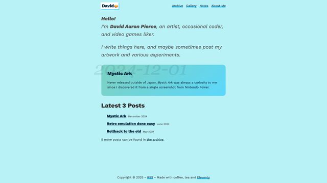 Screenshot of David🥧